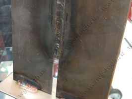 Сварка с зазором/ root welding/ черная сталь 3 мм
